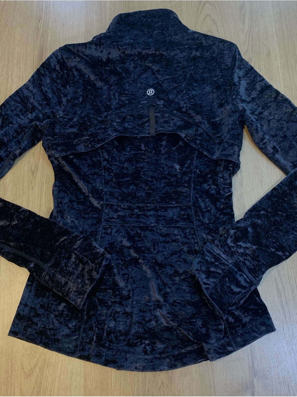 Lululemon Crushed Velvet Define Jacket Black Full Zip - Picture 5 of 6